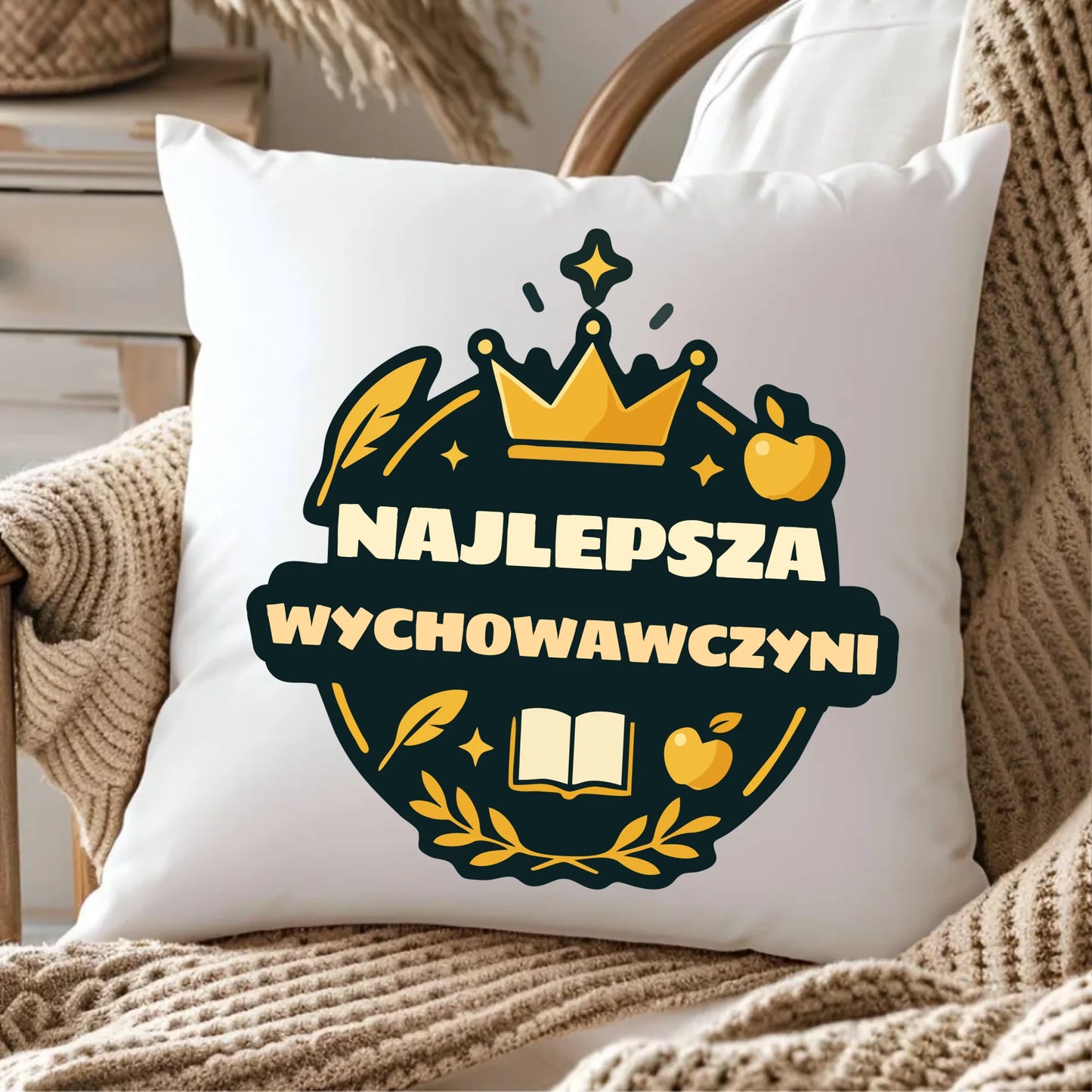 Poduszka prezent na Zakończenie Roku Szkolnego dla nauczyciela