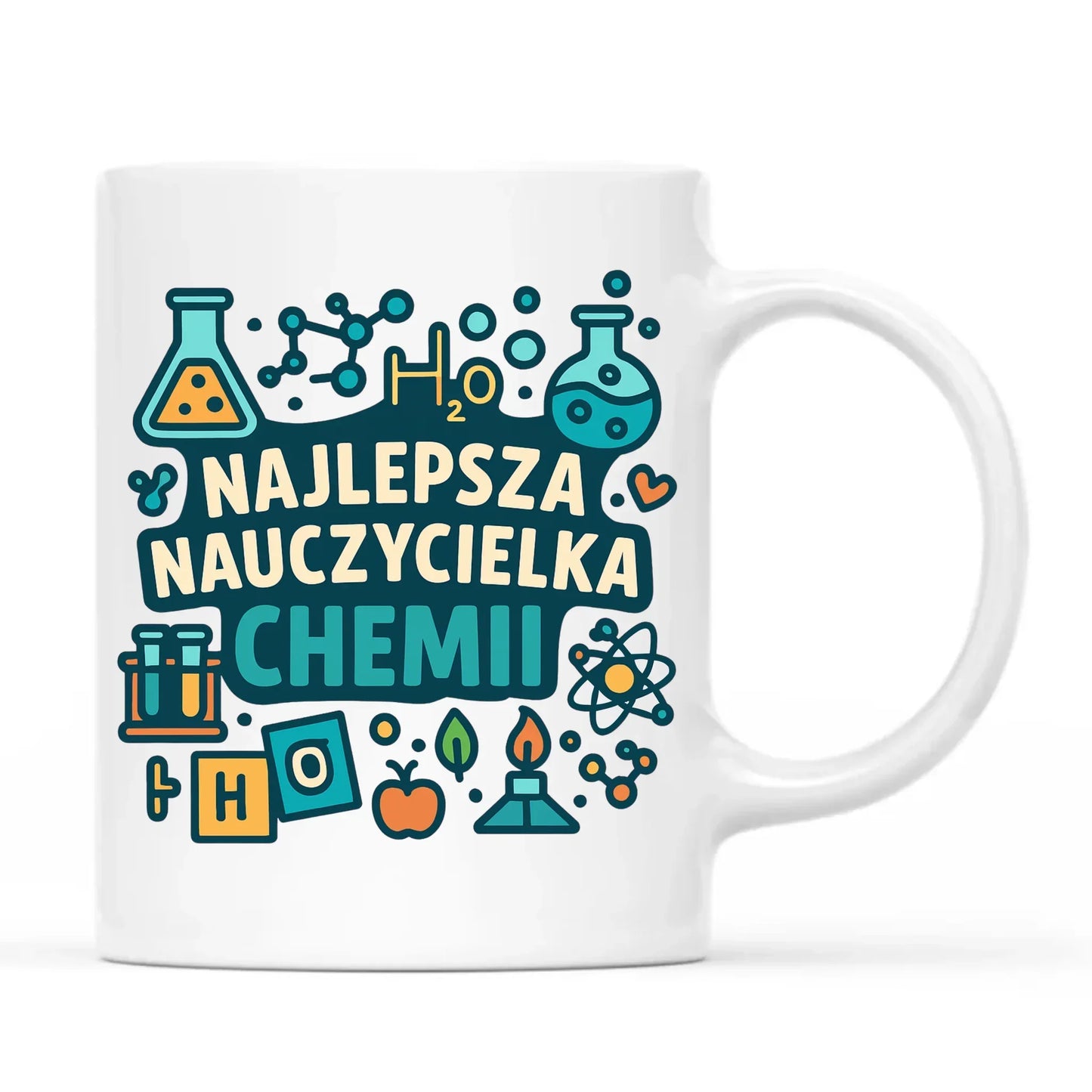 Najlepsza nauczycielka chemii | Kubek prezent dla nauczycielki N44 - StoryCups.pl