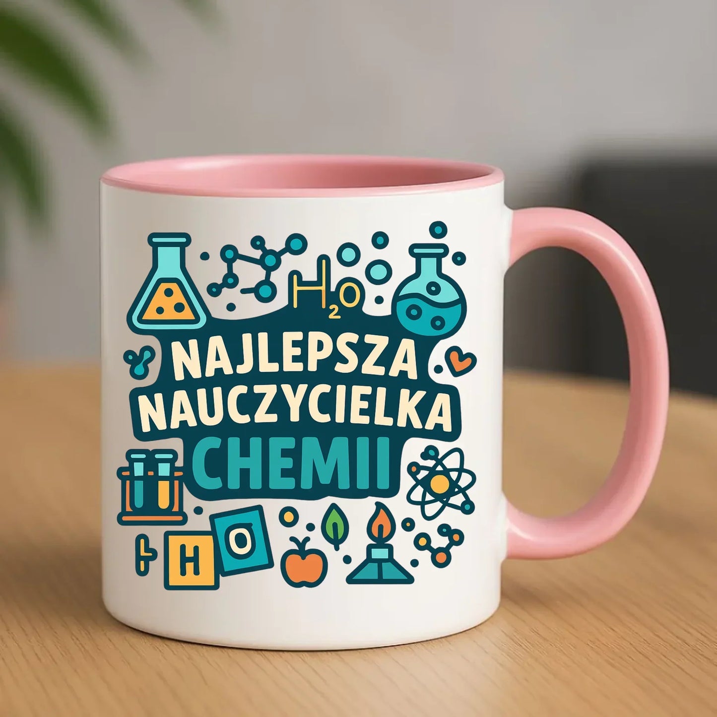Najlepsza nauczycielka chemii | Kubek prezent dla nauczycielki N44 - StoryCups.pl