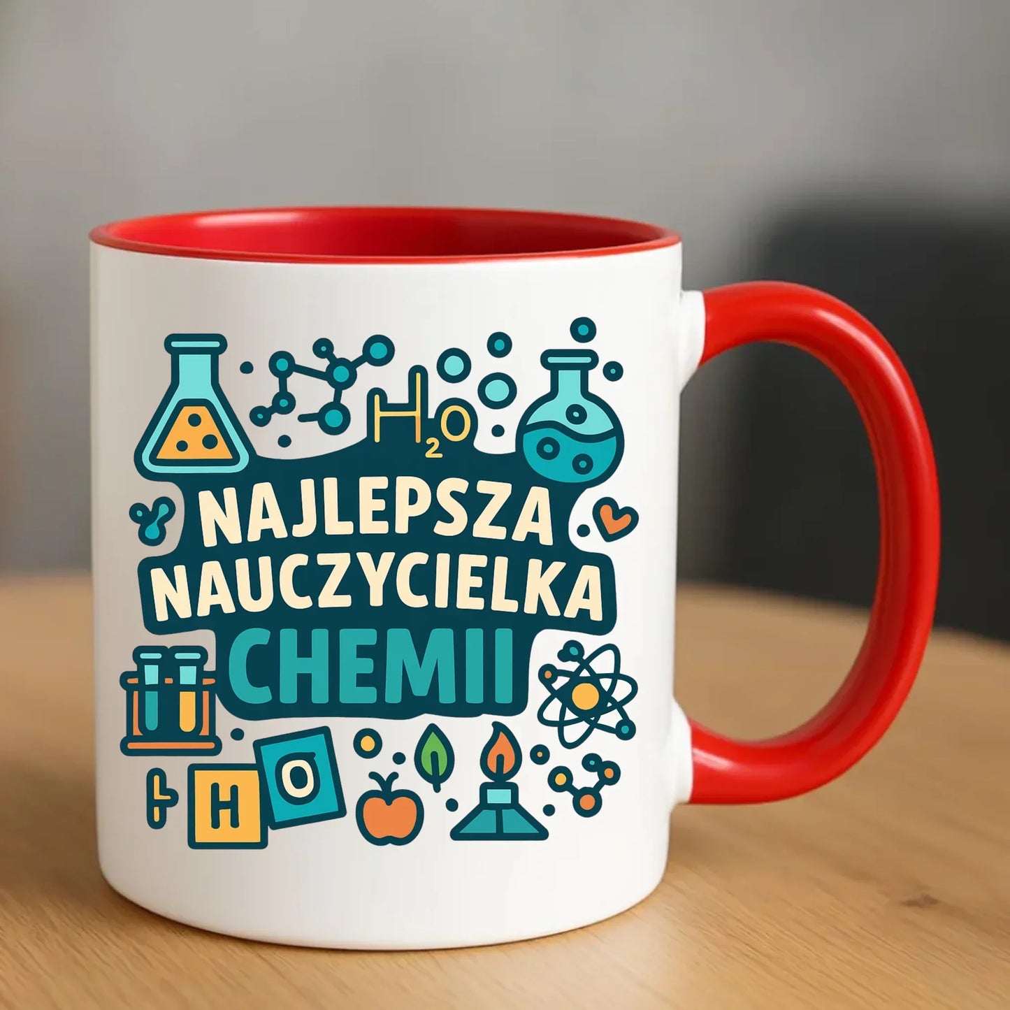 Najlepsza nauczycielka chemii | Kubek prezent dla nauczycielki N44 - StoryCups.pl