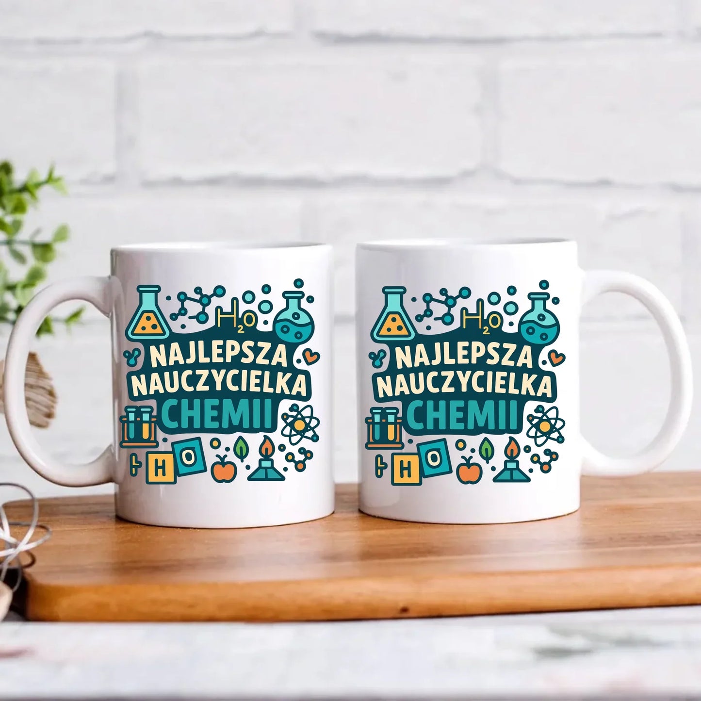 Najlepsza nauczycielka chemii | Kubek prezent dla nauczycielki N44 - StoryCups.pl