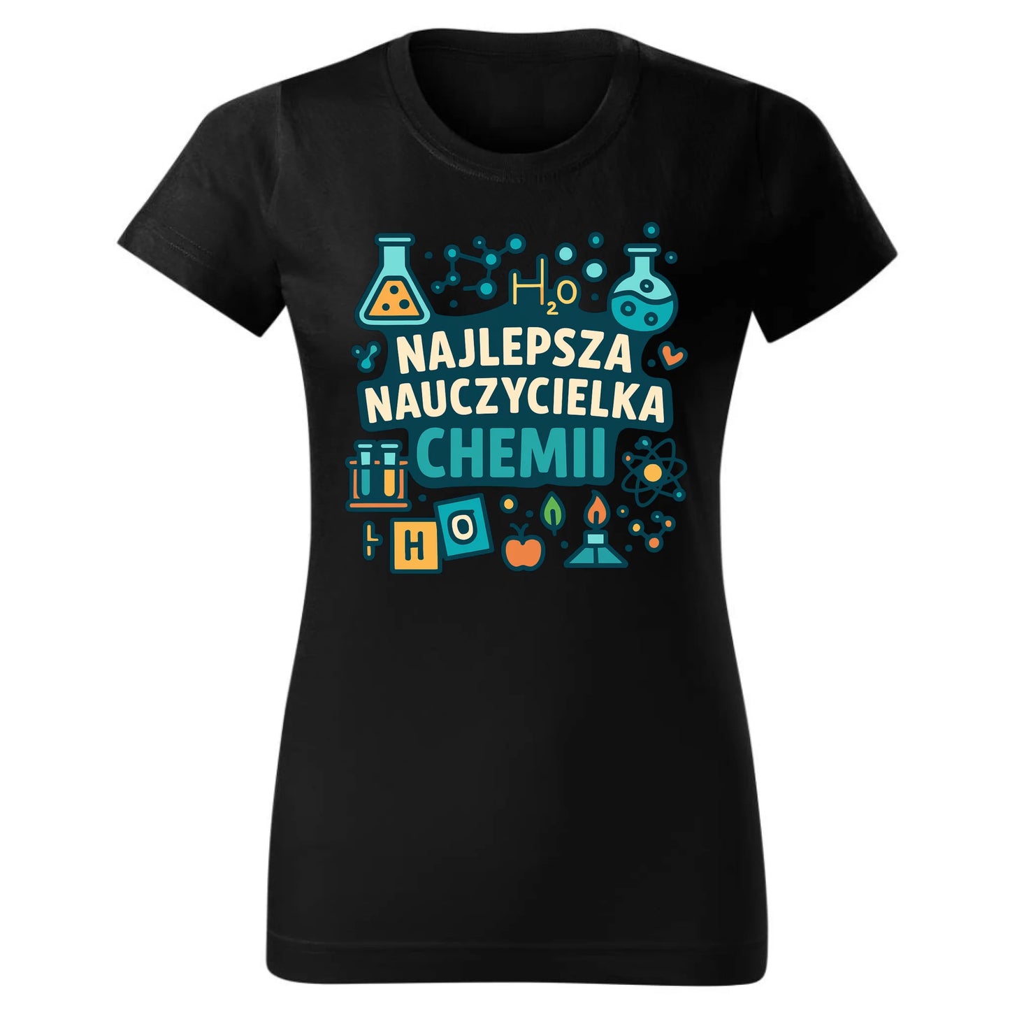 Najlepsza nauczycielka chemii | Koszulka damska prezent dla nauczycielki N44 - StoryCups.pl