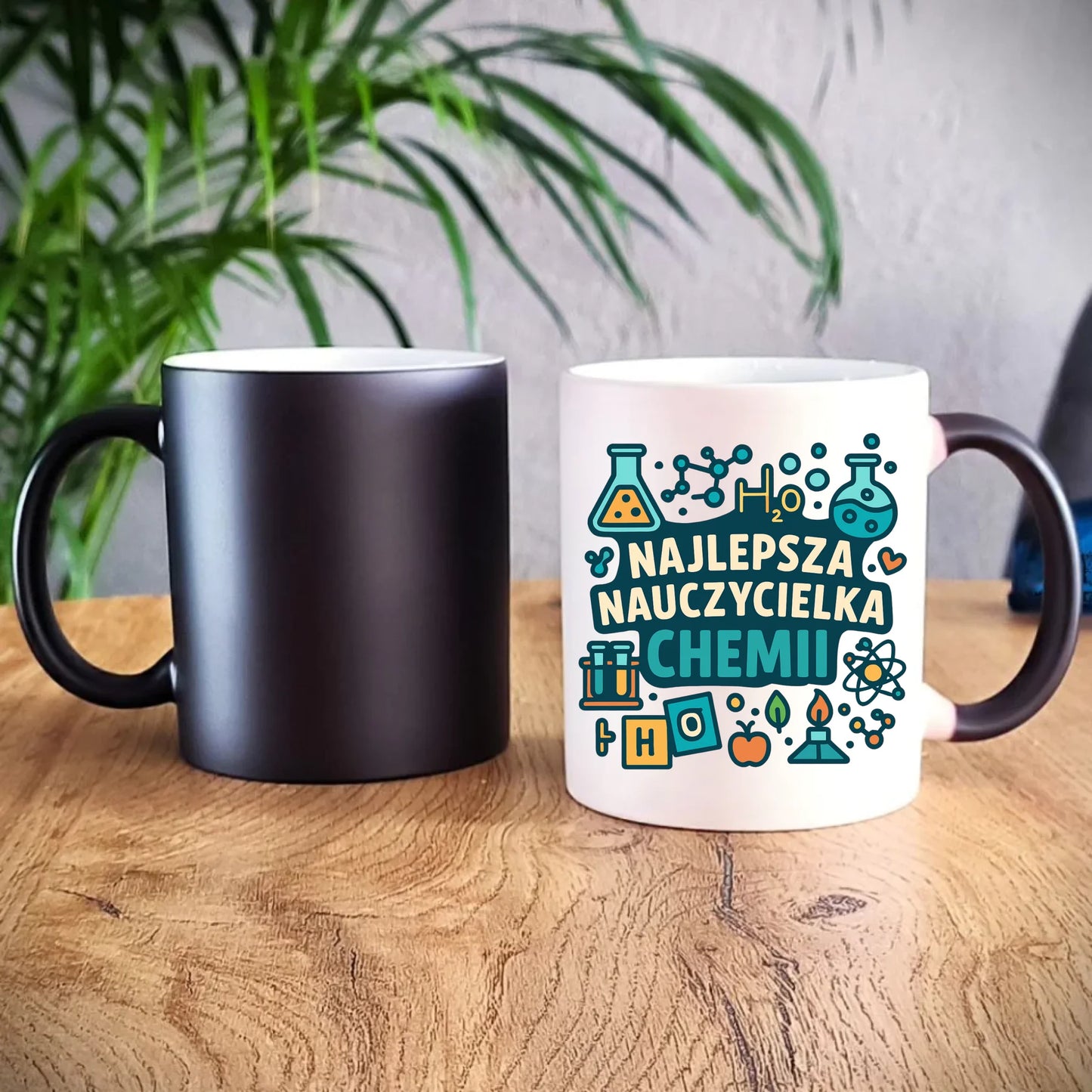 Prezent dla nauczyciela kubek magiczny NAUCZYCIEL ZAKOŃCZENIE ROKU SZKOLNEGO
