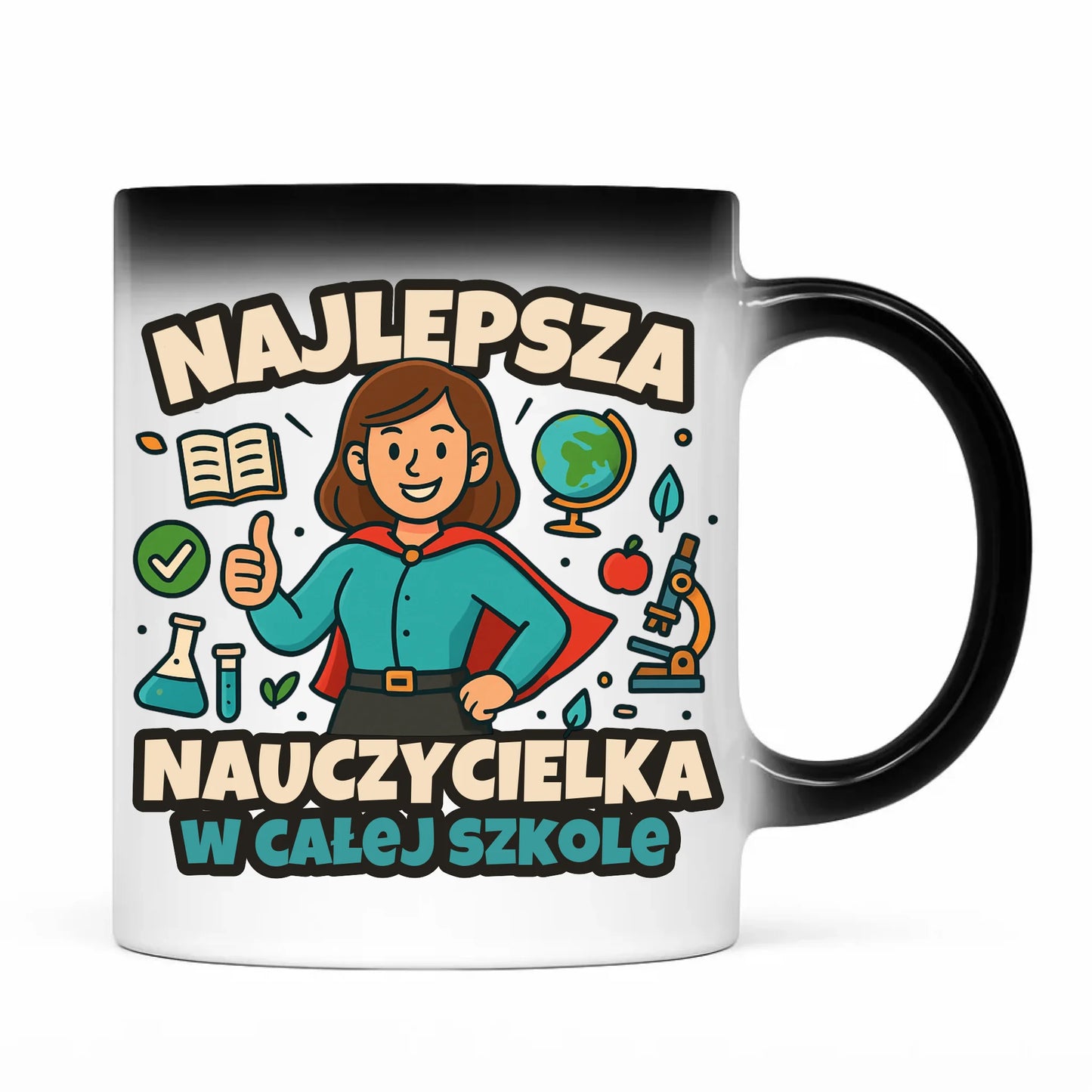 Prezent dla nauczyciela kubek magiczny NAUCZYCIEL ZAKOŃCZENIE ROKU SZKOLNEGO