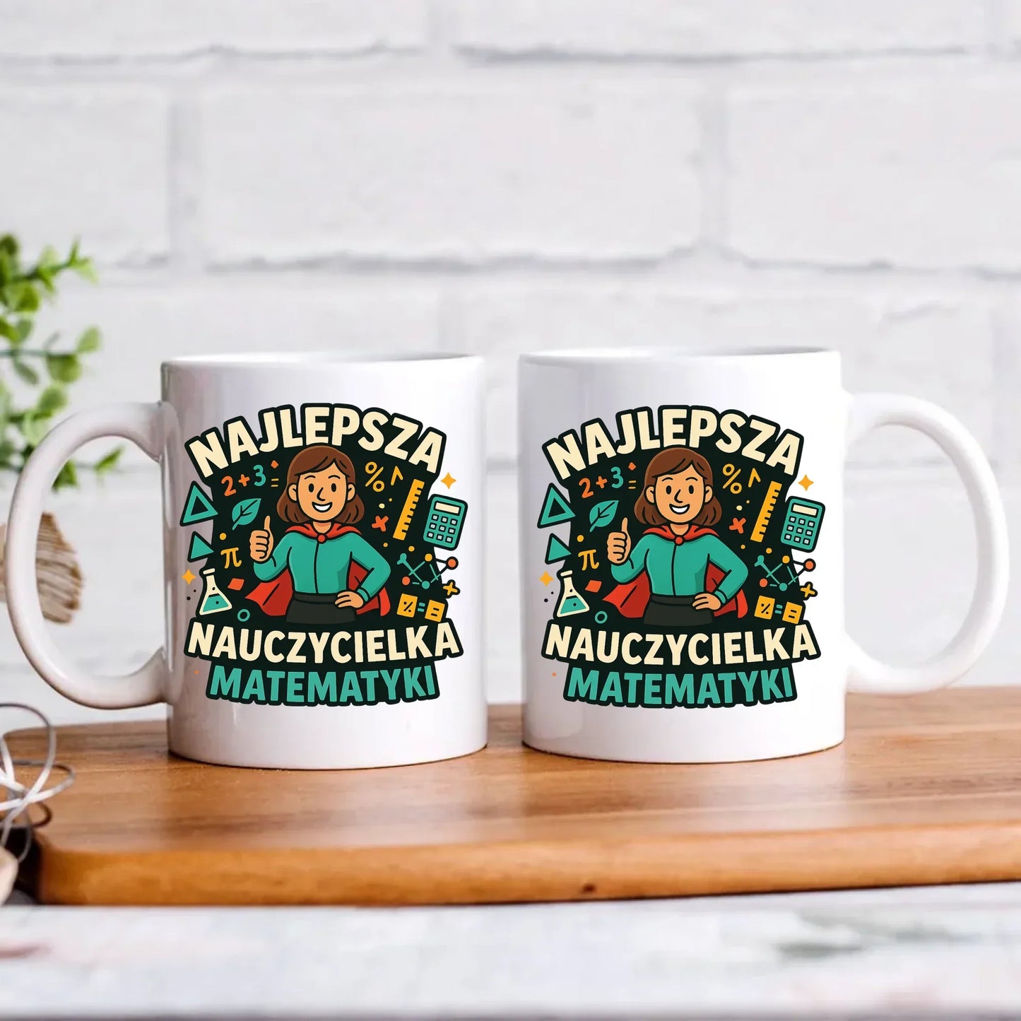 Najlepsza nauczycielka matematyki | Kubek prezent nauczyciel N46 - StoryCups.pl
