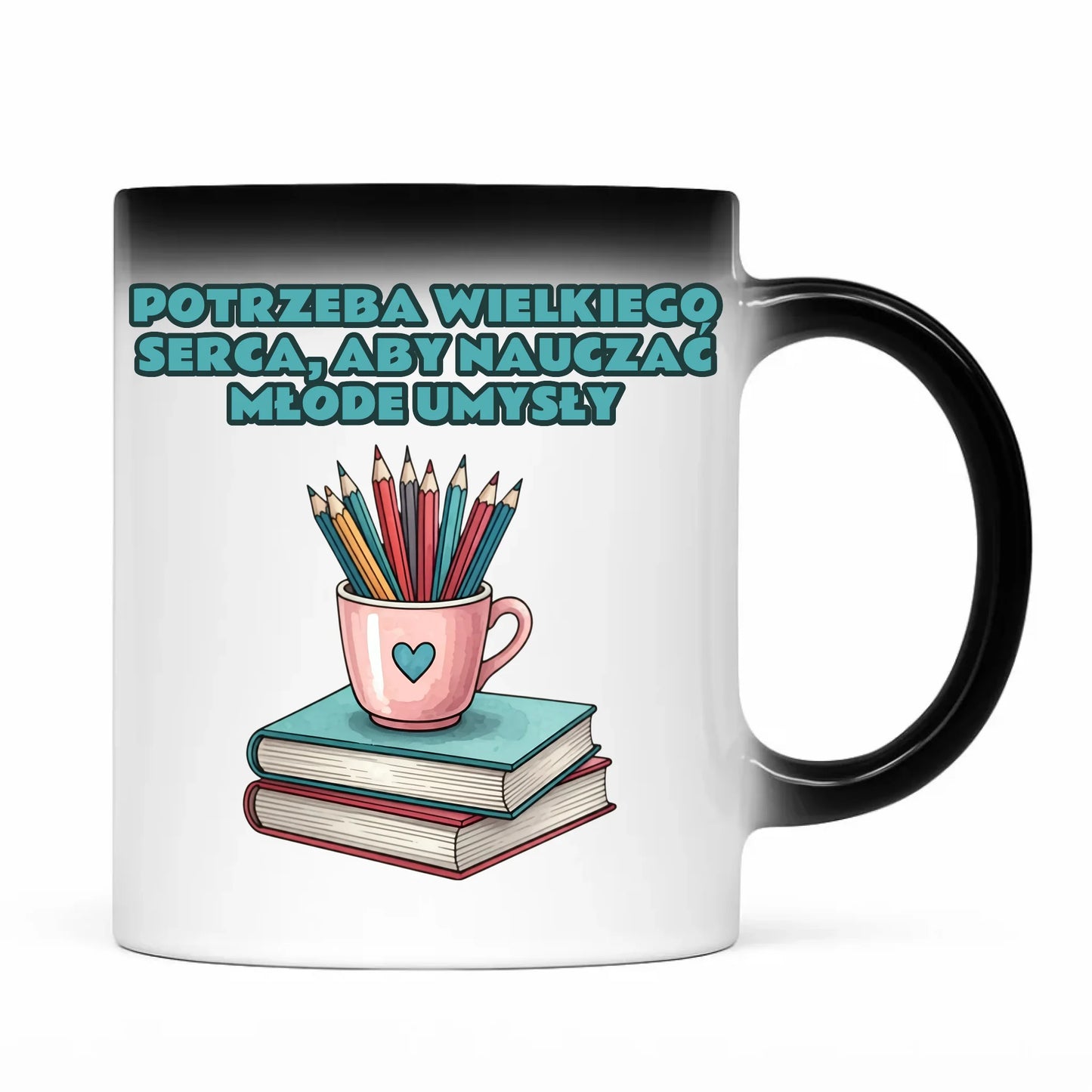Prezent dla nauczyciela kubek magiczny NAUCZYCIEL ZAKOŃCZENIE ROKU SZKOLNEGO