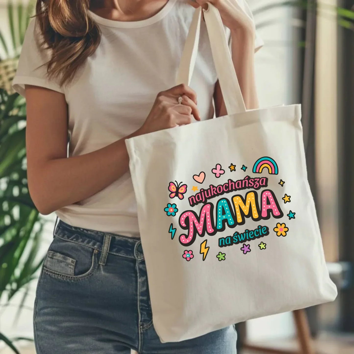 Najukochańsza mama na świecie | Torba dla mamy na prezent DM03 - StoryCups.pl