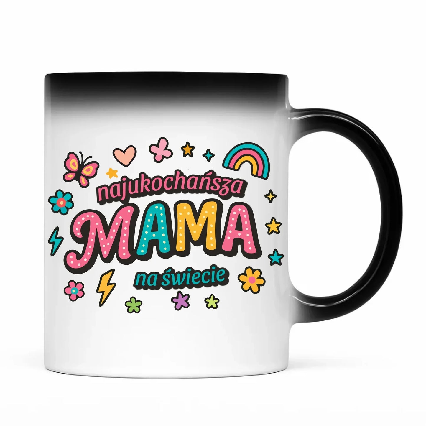 Najukochańsza mama na świecie | Kubek magiczny dla mamy na prezent DM03 - StoryCups.pl