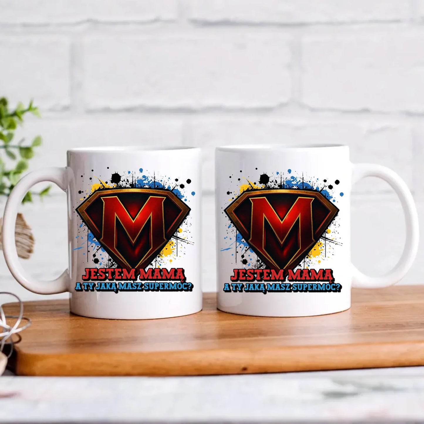 Jestem mamą, a Ty jaką masz super moc? | Kubek dla mamy na prezent DM04 - StoryCups.pl
