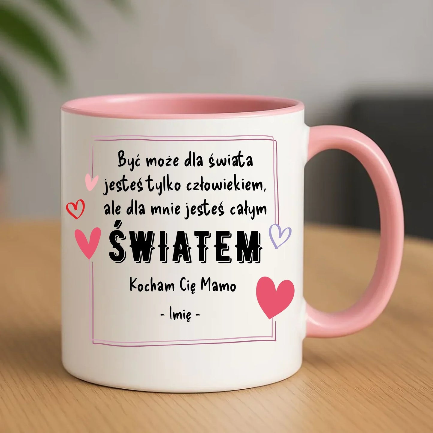 Mamo jesteś całym światem | Kubek prezent dla mamy DM06 - StoryCups.pl