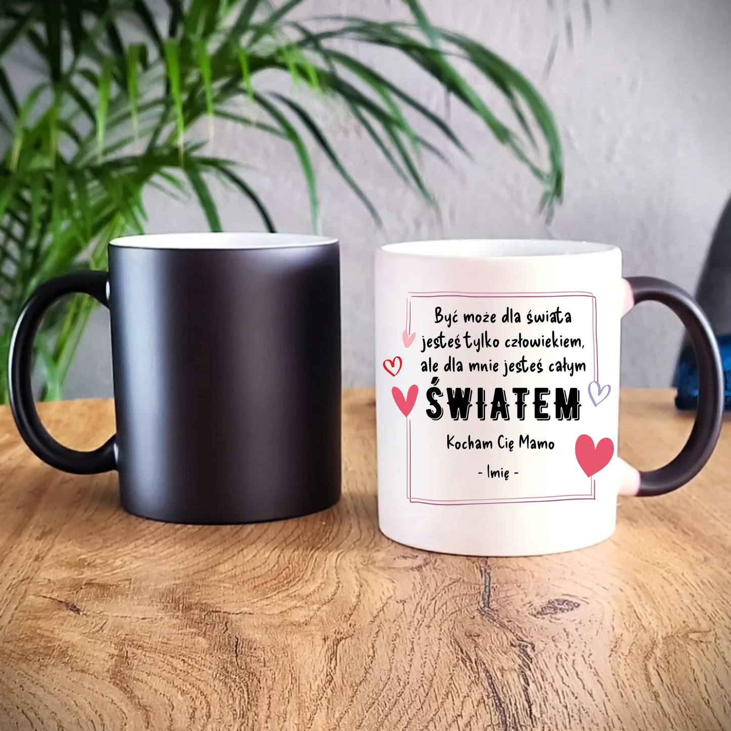 Prezent dla nauczyciela kubek magiczny NAUCZYCIEL ZAKOŃCZENIE ROKU SZKOLNEGO