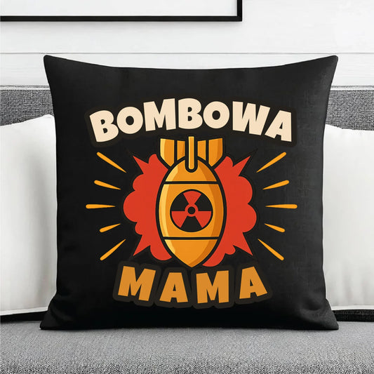 Bombowa mama | Poduszka dekoracyjna prezent dla mamy DM02 - StoryCups.pl