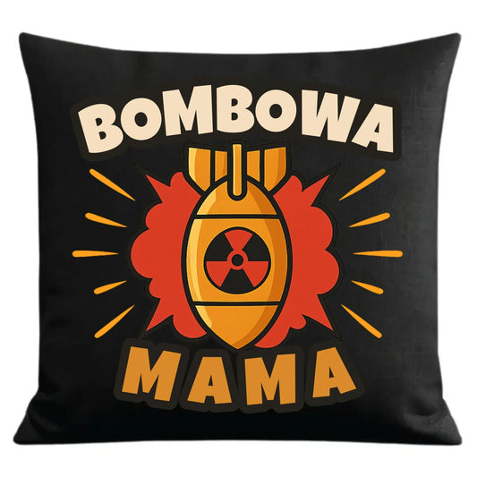 Bombowa mama | Poduszka dekoracyjna prezent dla mamy DM02 - StoryCups.pl