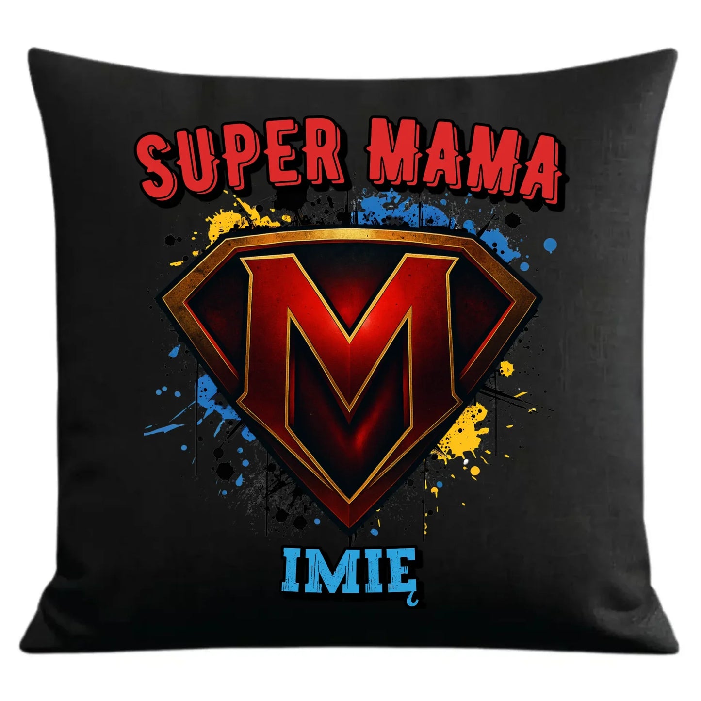 Super mama | Poduszka dekoracyjna dla mamy na prezent DM07 - StoryCups.pl