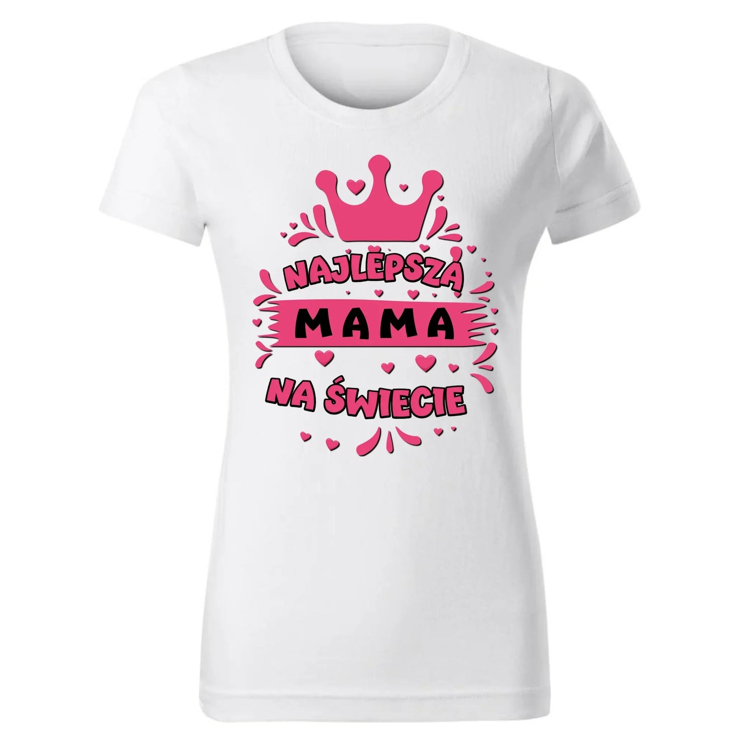 Najlepsza mama na świecie | Koszulka damska na Dzień Mamy DM08 - StoryCups.pl