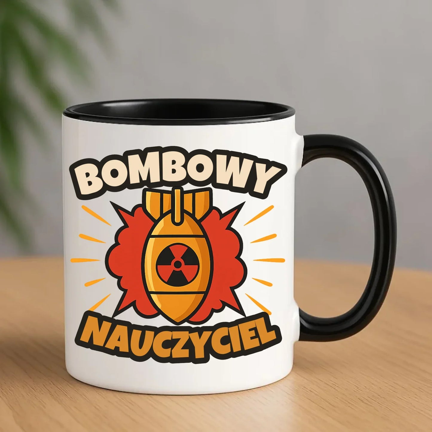 Bombowy nauczyciel | Kubek prezent dla nauczyciela N36 - StoryCups.pl