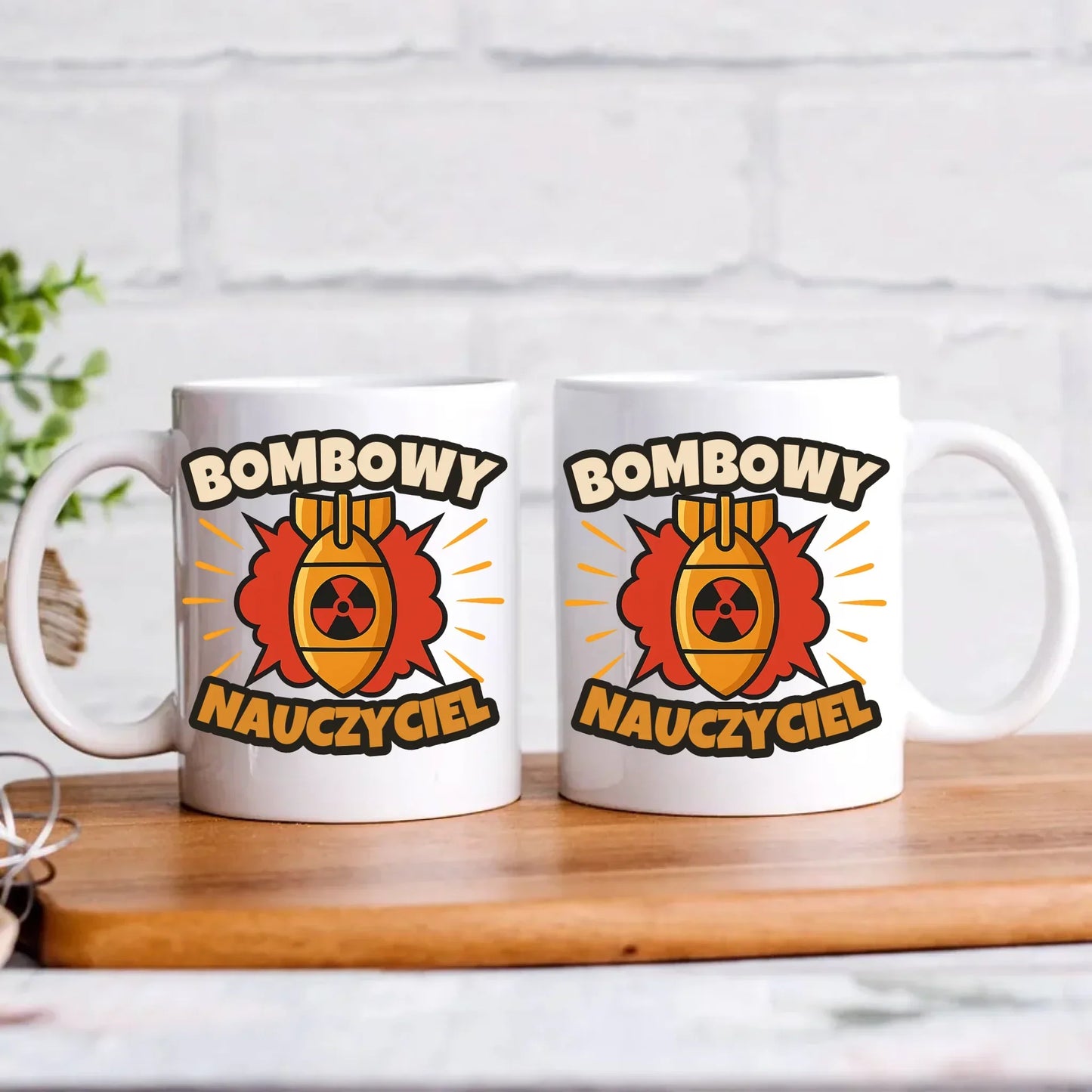 Bombowy nauczyciel | Kubek prezent dla nauczyciela N36 - StoryCups.pl