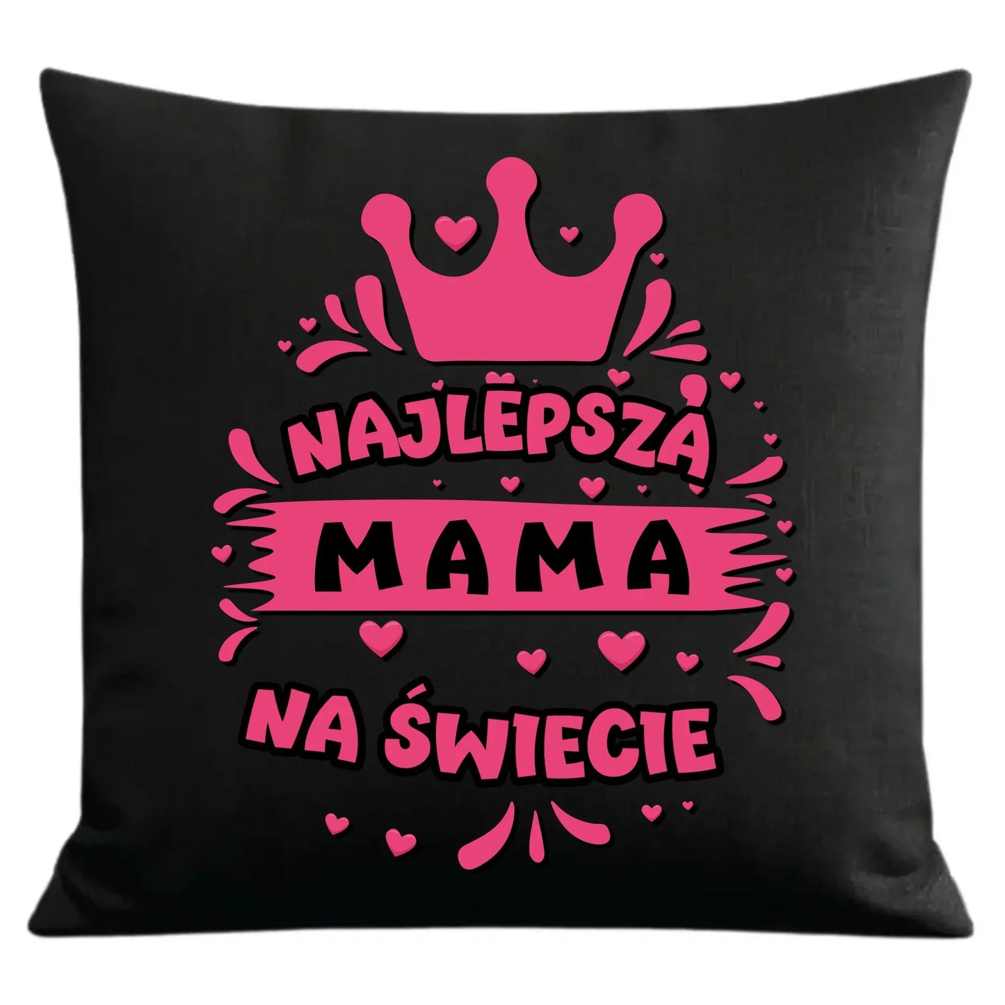 Najlepsza mama na świecie | Poduszka dekoracyjna prezent na Dzień Mamy DM08 - StoryCups.pl