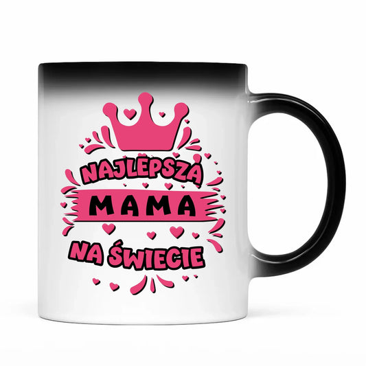 Najlepsza mama na świecie | Kubek magiczny prezent na Dzień Mamy DM08 - StoryCups.pl