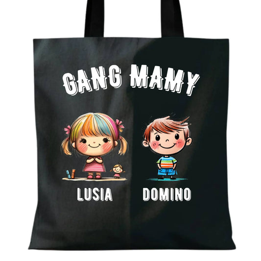 Gang Mamy imiona dzieci | Torba prezent na Dzień Matki DM09 - StoryCups.pl