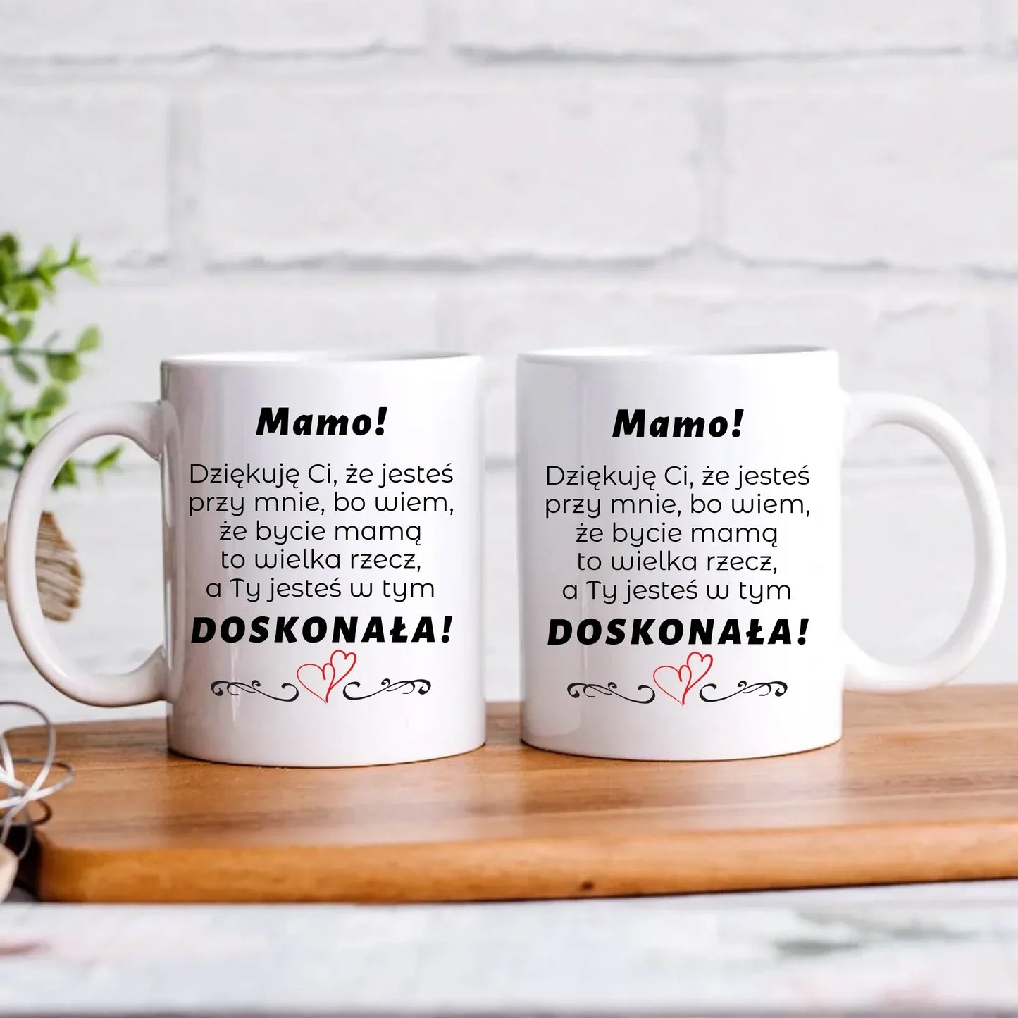 Mamo jesteś doskonała | Kubek dla mamy na prezent DM10 - StoryCups.pl