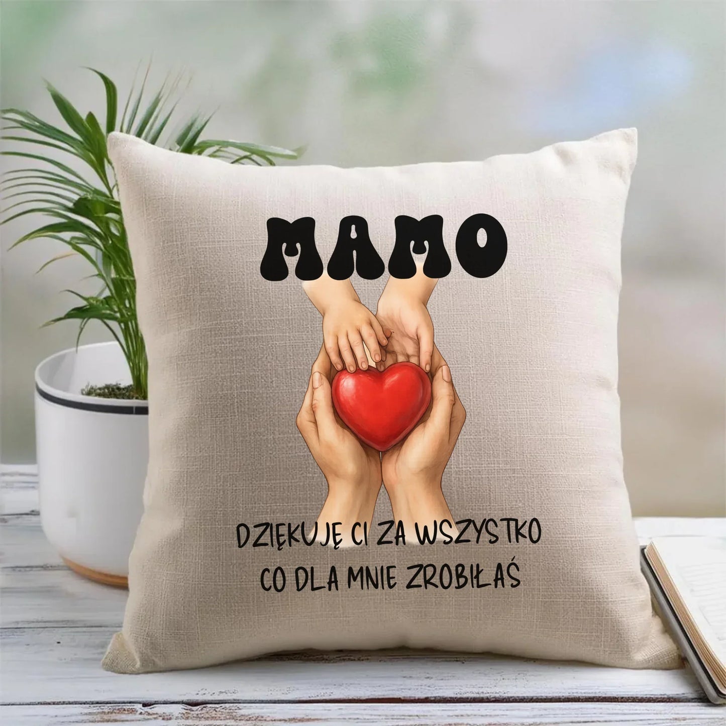 Dziękuję Ci | Poduszka prezent dla mamy DM11 - StoryCups.pl