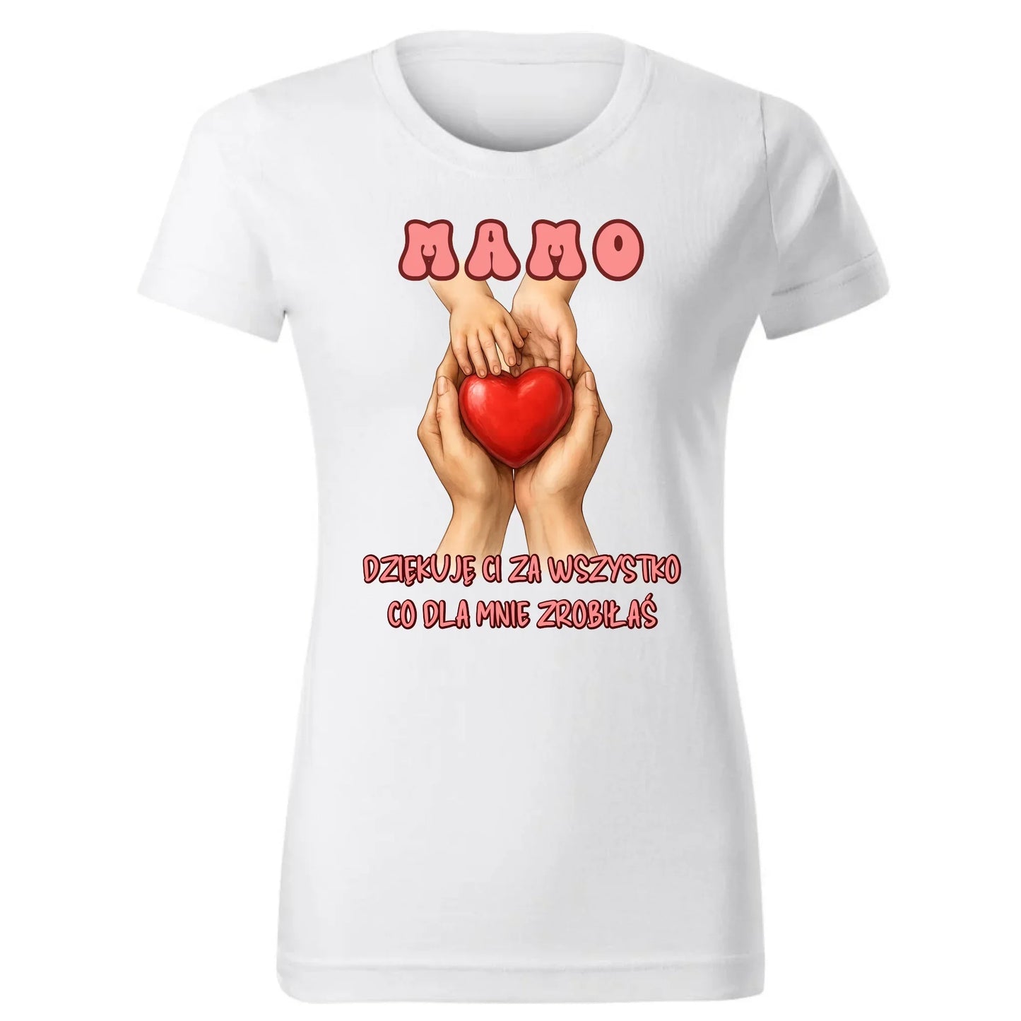 Dziękuję Ci | Koszulka damska prezent dla mamy DM11 - StoryCups.pl