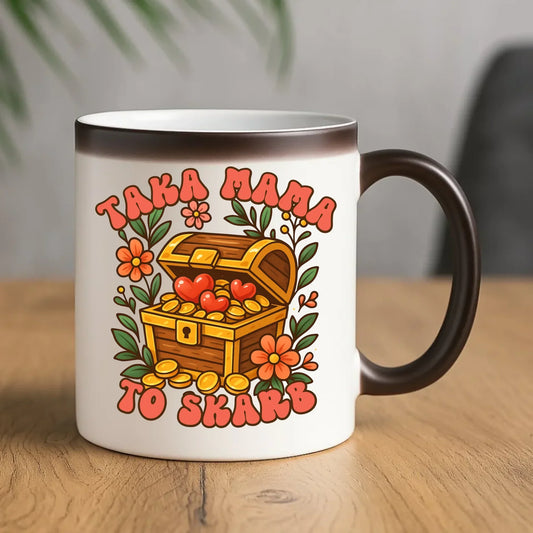 Taka mama to skarb | Kubek magiczny prezent na Dzień Matki DM12 - StoryCups.pl