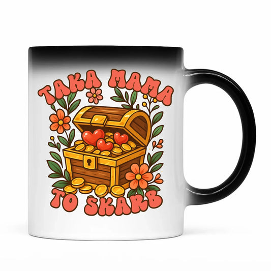 Taka mama to skarb | Kubek magiczny prezent na Dzień Matki DM12 - StoryCups.pl