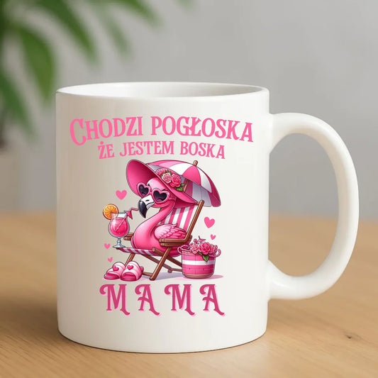 Chodzi pogłoska, że jestem boska | Kubek prezent dla mamy DM14 - StoryCups.pl