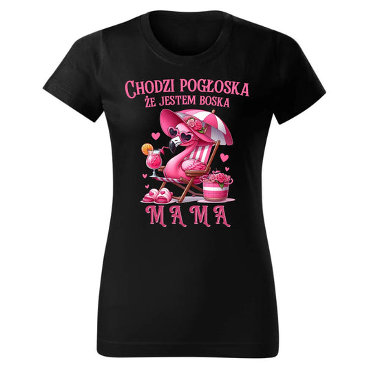 Chodzi pogłoska, że jestem boska | Koszula damska prezent dla mamy DM14 - StoryCups.pl