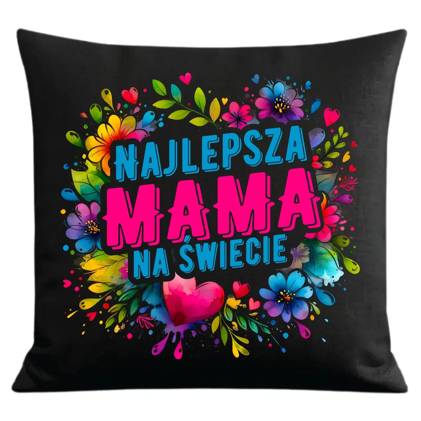 Najlepsza mama | Poduszka dekoracyjna dla mamy DM15 - StoryCups.pl