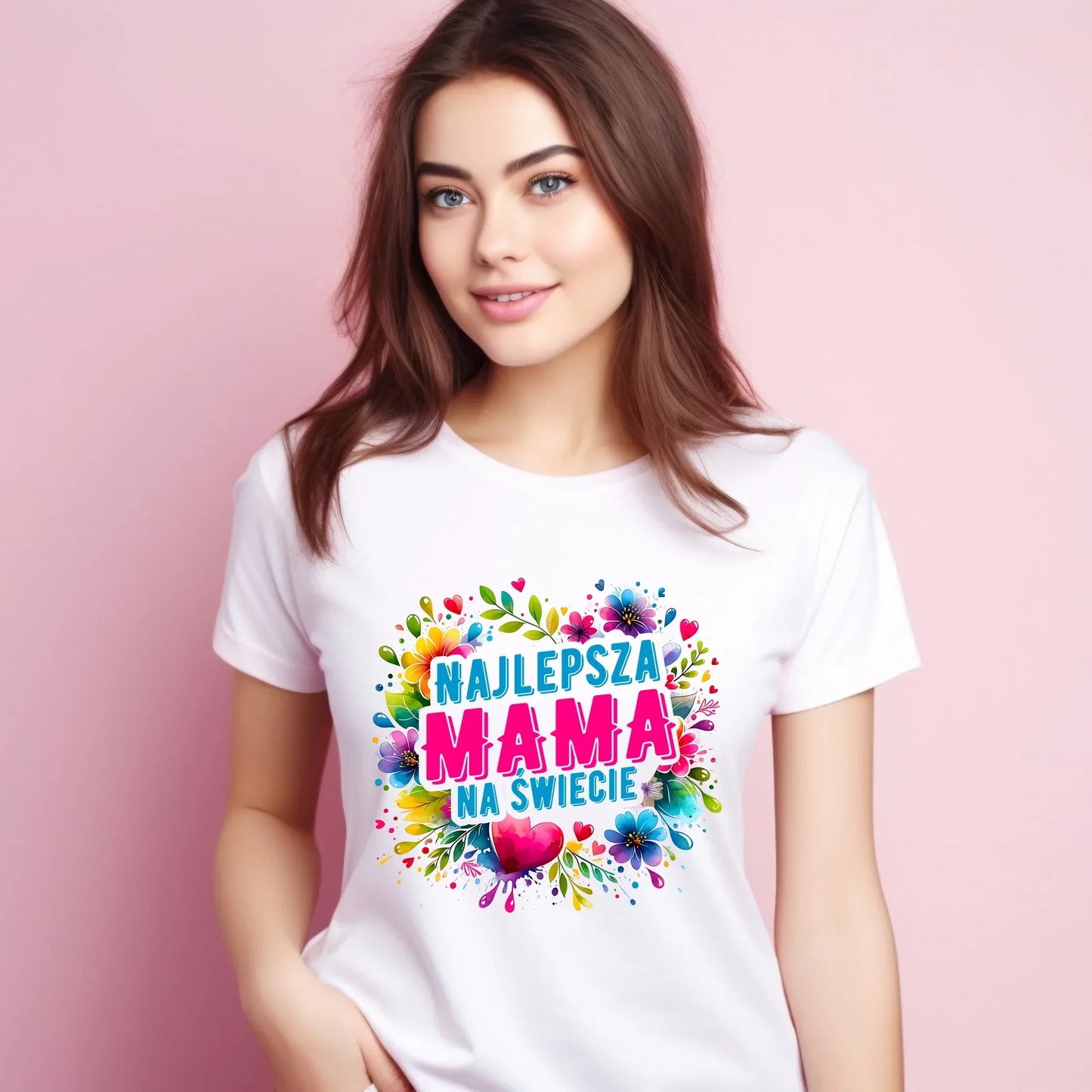 Najlepsza mama | Koszulka damska prezent na Dzień Matki DM15 - StoryCups.pl