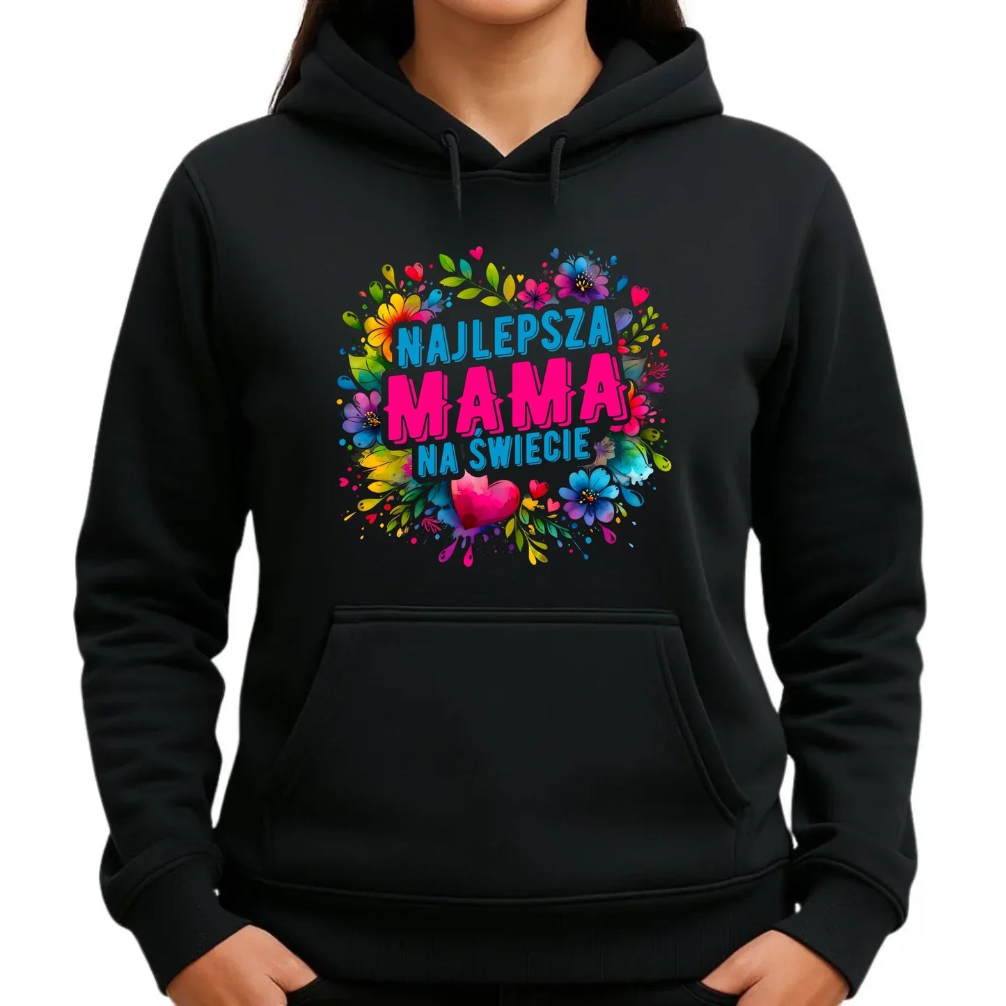 Najlepsza mama | Bluza damska z kapturem prezent dla mamy DM15 - StoryCups.pl