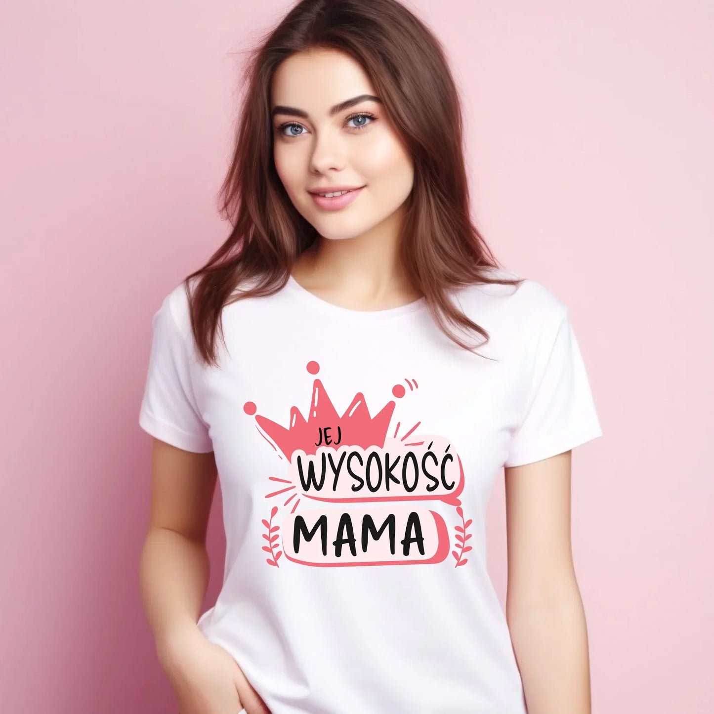 Jej Wysokość mama | Koszulka damska prezent dla mamy DM16 - StoryCups.pl