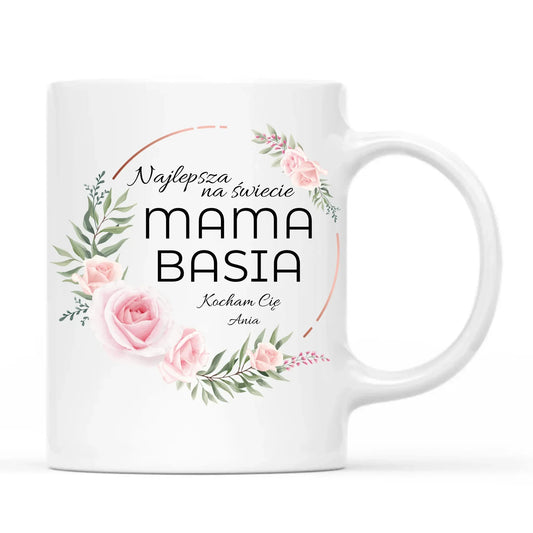 Najlepsza mama na świecie | Kubek prezent na Dzień Matki DM17 - StoryCups.pl