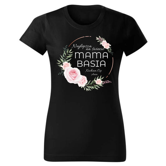 Najlepsza mama na świecie | Koszulka damska prezent na Dzień Matki DM17 - StoryCups.pl
