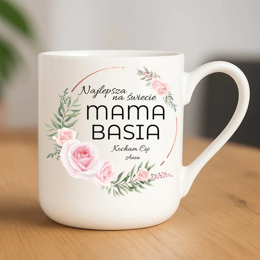 Najlepsza mama na świecie | Kubek elegant prezent na Dzień Matki DM17 - StoryCups.pl
