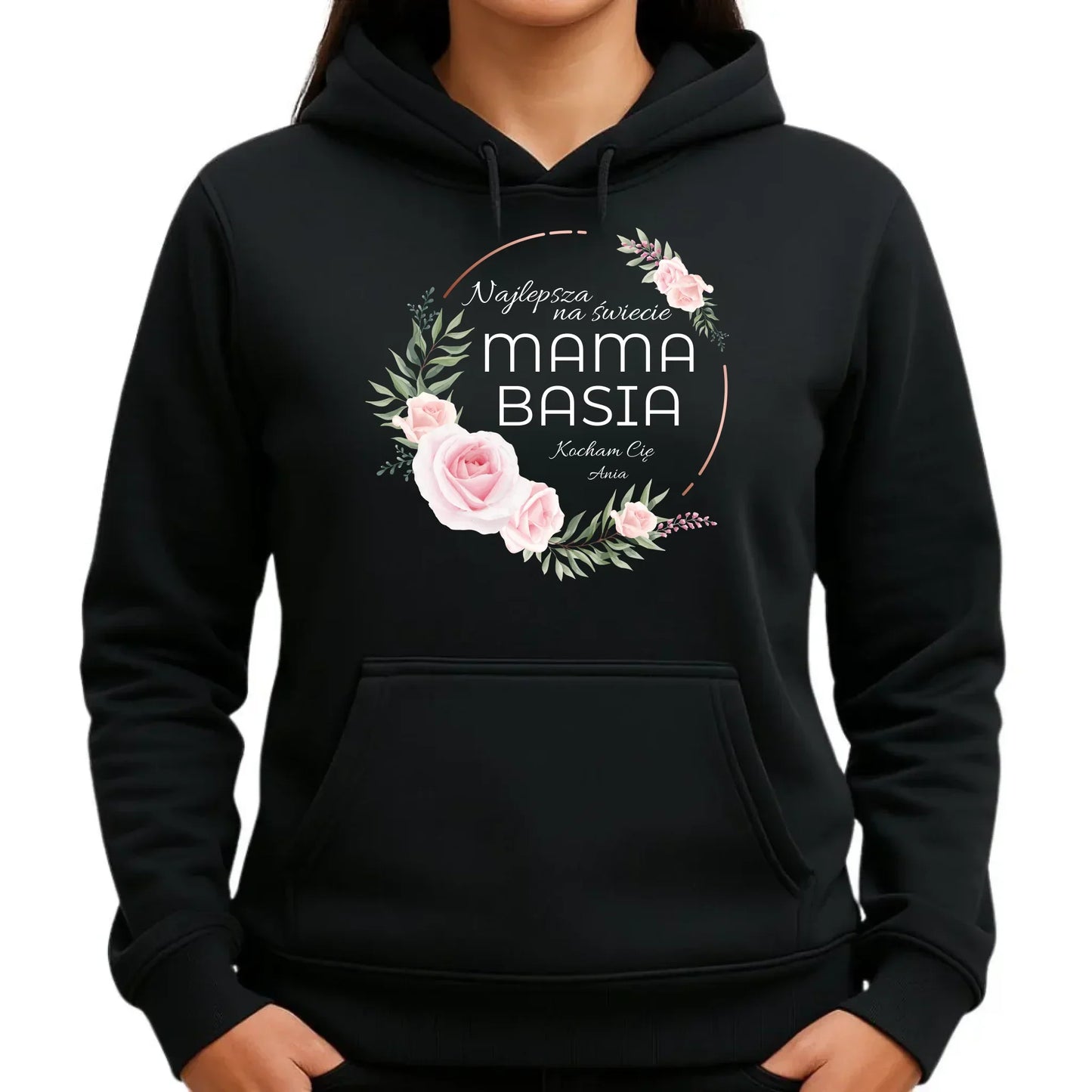 Najlepsza mama na świecie | Bluza damska z kapturem prezent na Dzień Matki DM17 - StoryCups.pl