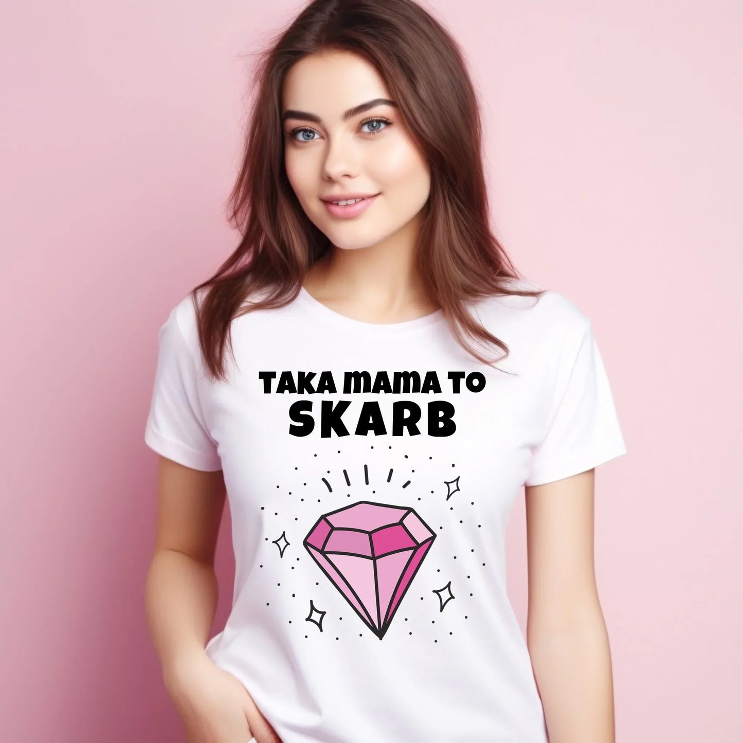 Taka mama to skarb | Koszulka damska prezent dla mamy DM18 - StoryCups.pl