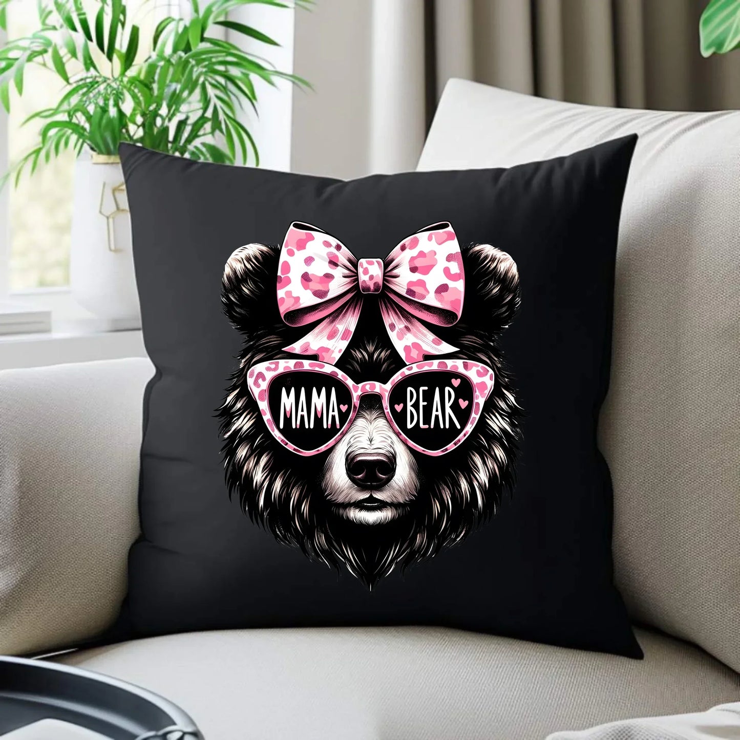 Mama bear | Poduszka dekoracyjna prezent dla mamy DM19 - StoryCups.pl