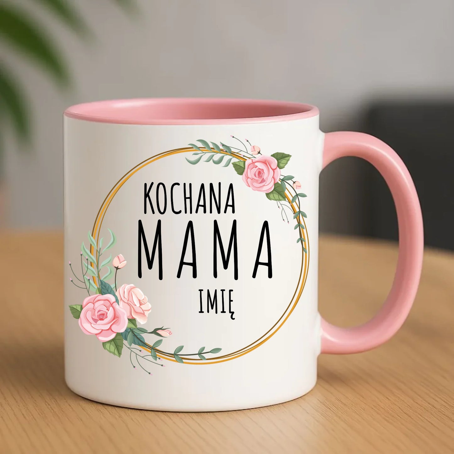 Kubek dla mamy upominek na Dzień Matki - różowy