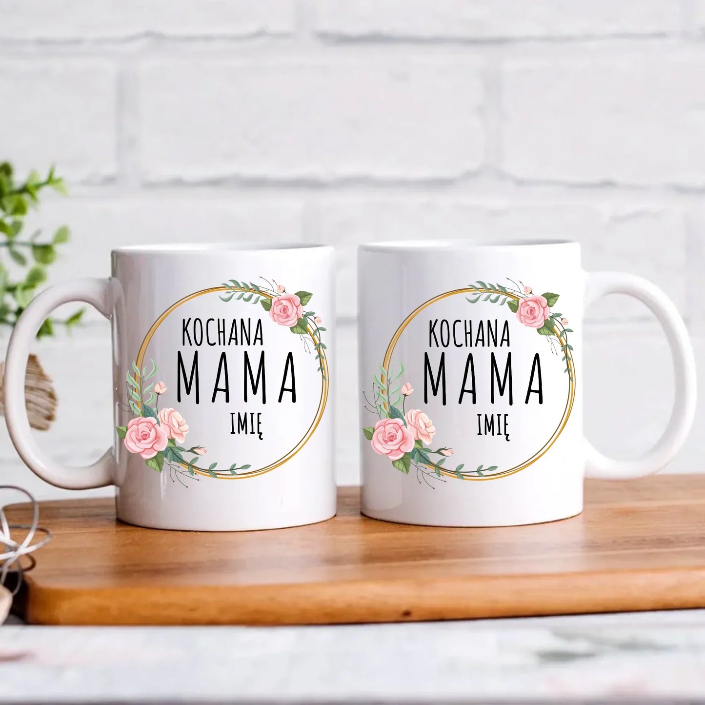 Kochana mama imię | Kubek prezent dla mamy DM20 - StoryCups.pl