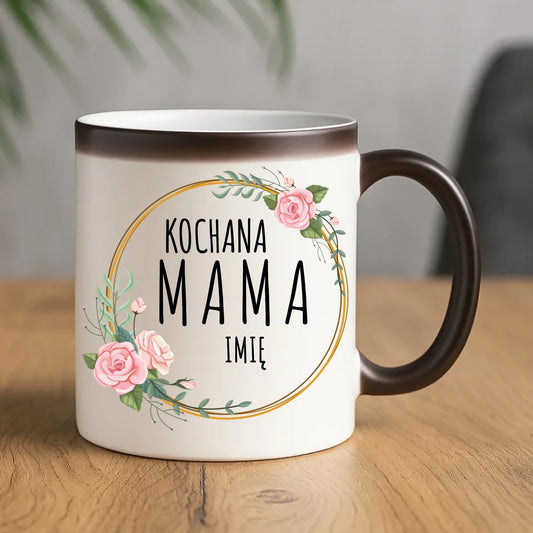 Kochana mama imię | Kubek magiczny prezent dla mamy DM20 - StoryCups.pl