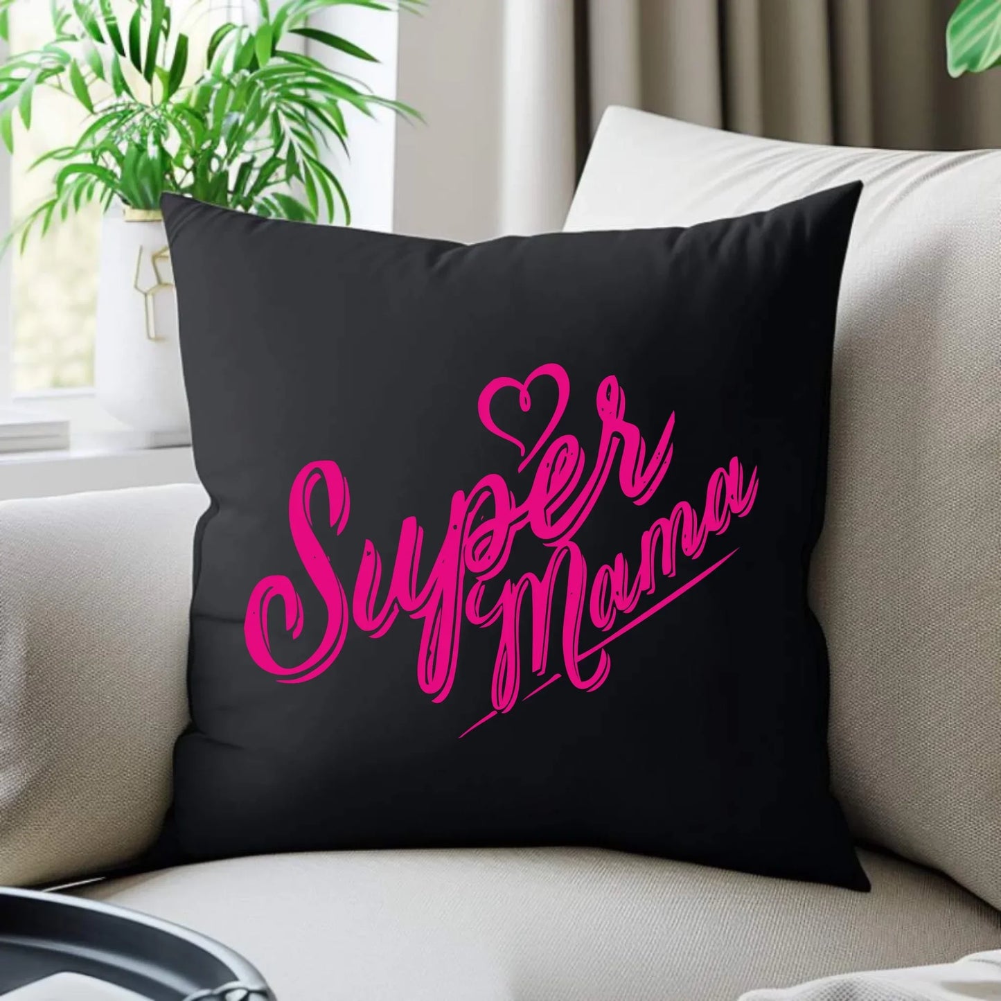 Super mama | Poduszka dekoracyjna prezent na Dzień Matki DM21 - StoryCups.pl