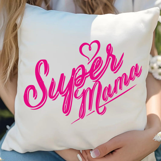 Super mama | Poduszka prezent na Dzień Matki DM21 - StoryCups.pl