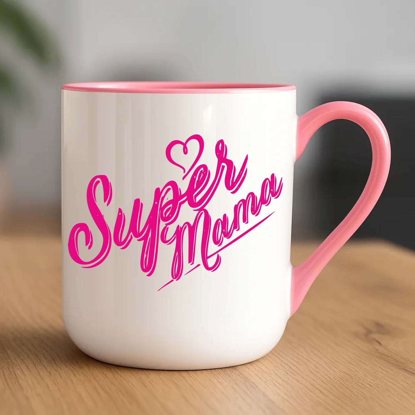 Personalizowany kubek dla mamy upominek na Dzień Mamy - różowy