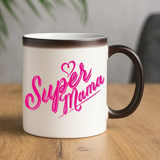 Super mama | Kubek magiczny prezent dla mamy DM21 - StoryCups.pl