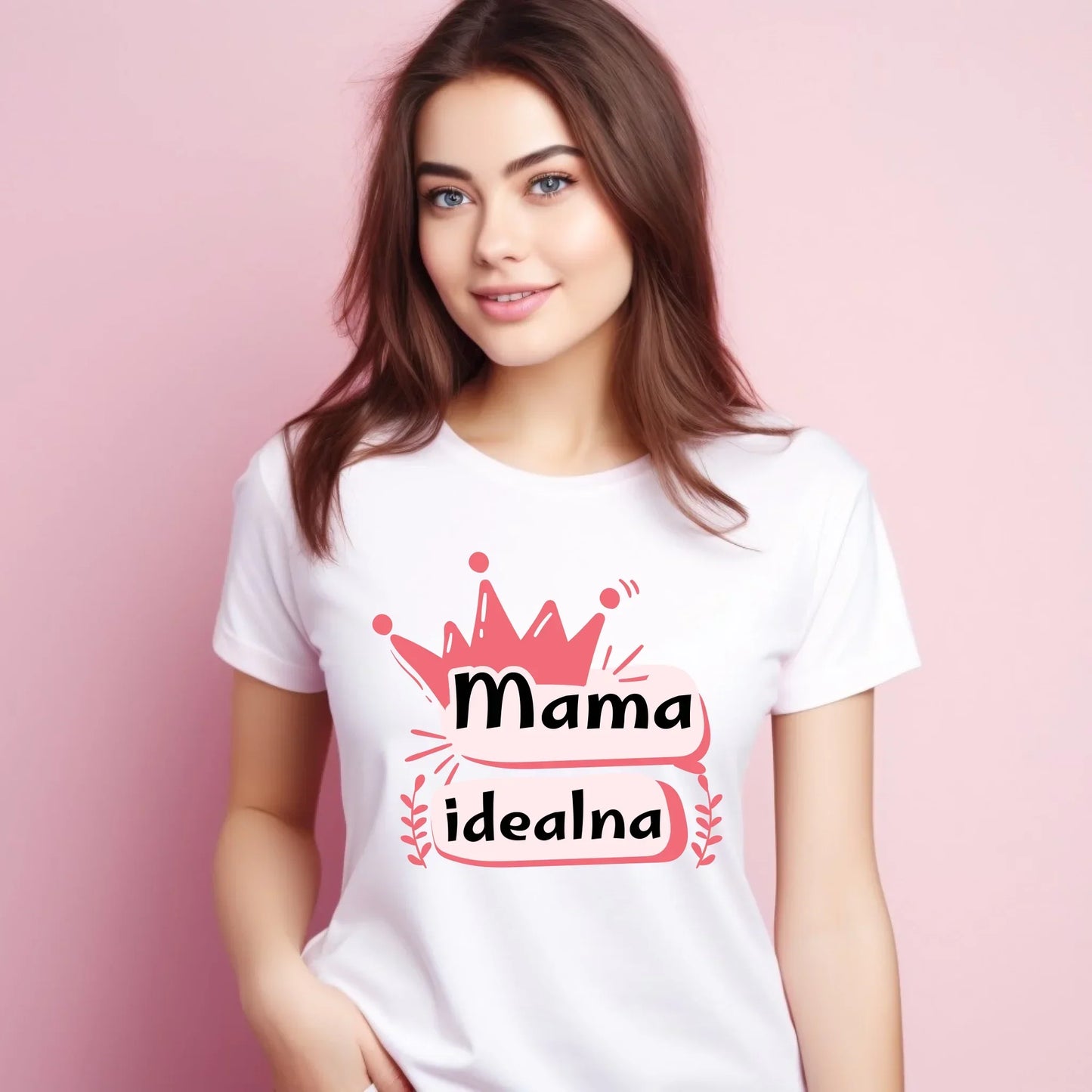 Mama idealna | Koszulka damska prezent dla mamy DM23 - StoryCups.pl