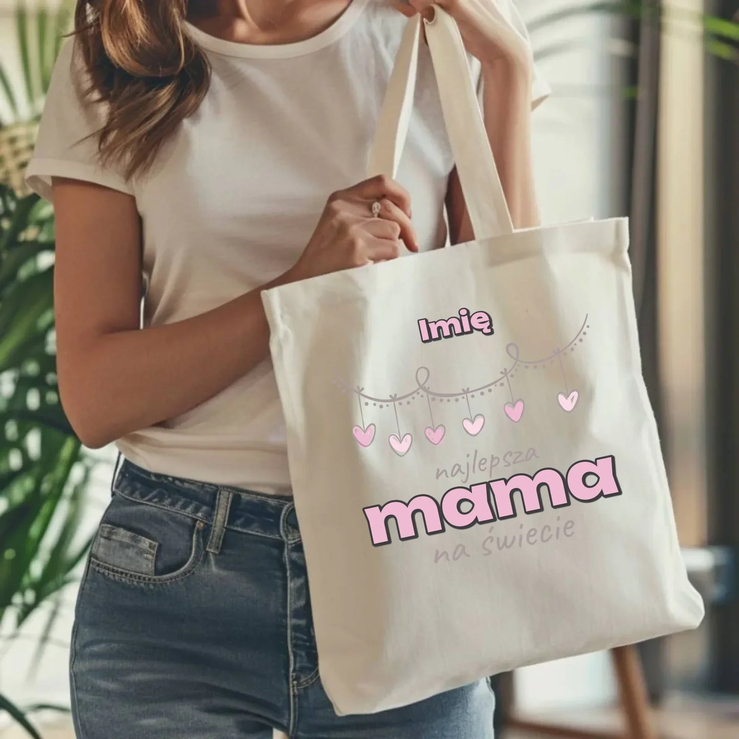 Najlepsza mama | Torba z imieniem prezent dla mamy DM27 - StoryCups.pl